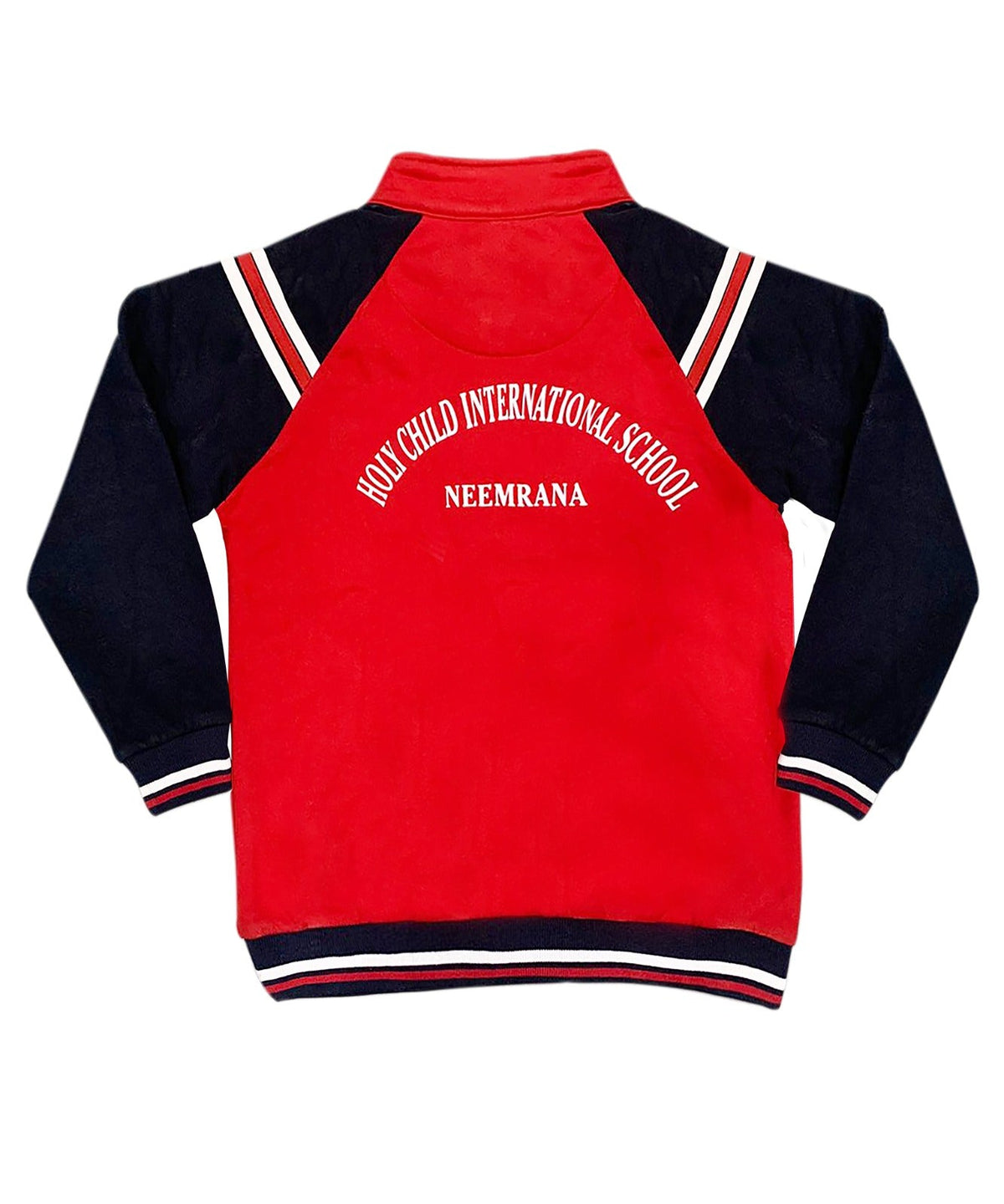 Holy Child International School Winter Uniform Track Top Red Black