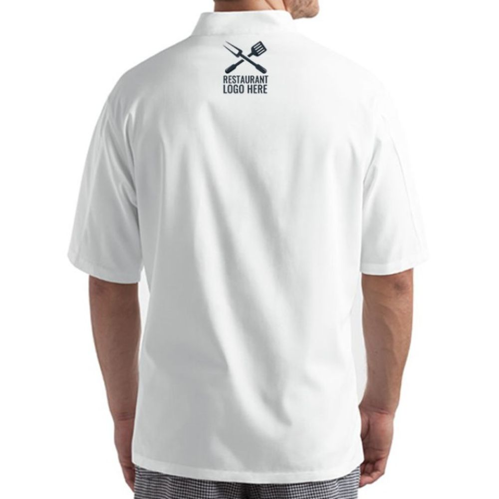 White Comfort Fit Short Sleeve Chef Coats