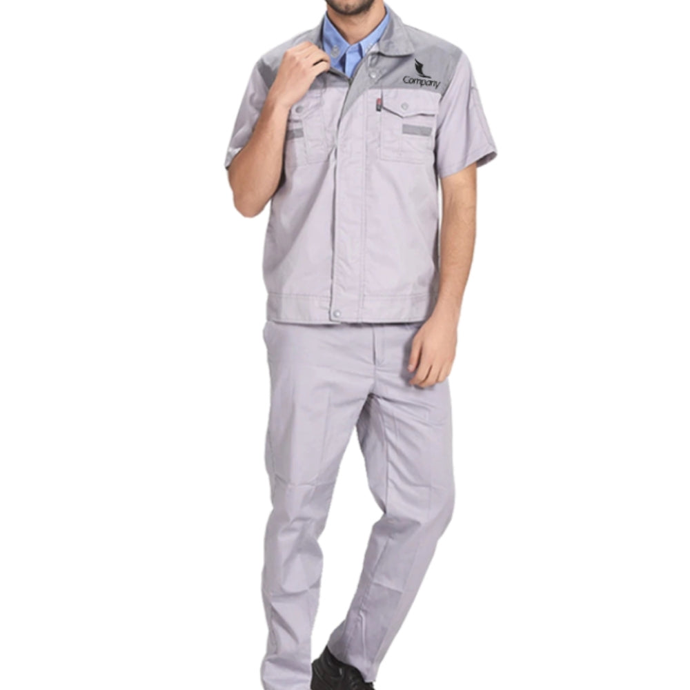 Summer Workwear Grey Clothes For Men