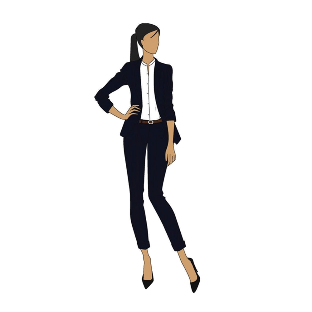 Executive Navy Women’s Suit Set – Luxe Formal Edition