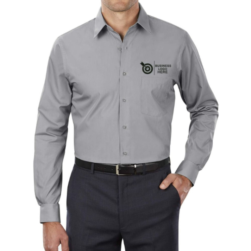 Grey Customized Logo Men’s Shirt