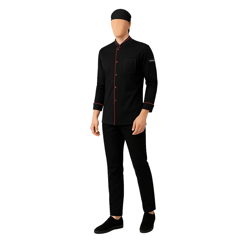 Executive Chef Pro Uniform – Black