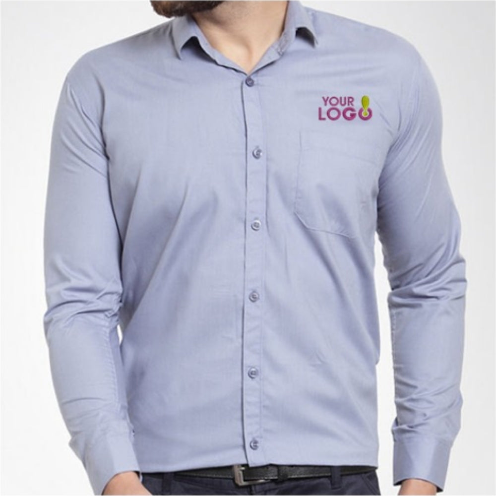 Men’s Long Sleeve Formal Shirt Gray