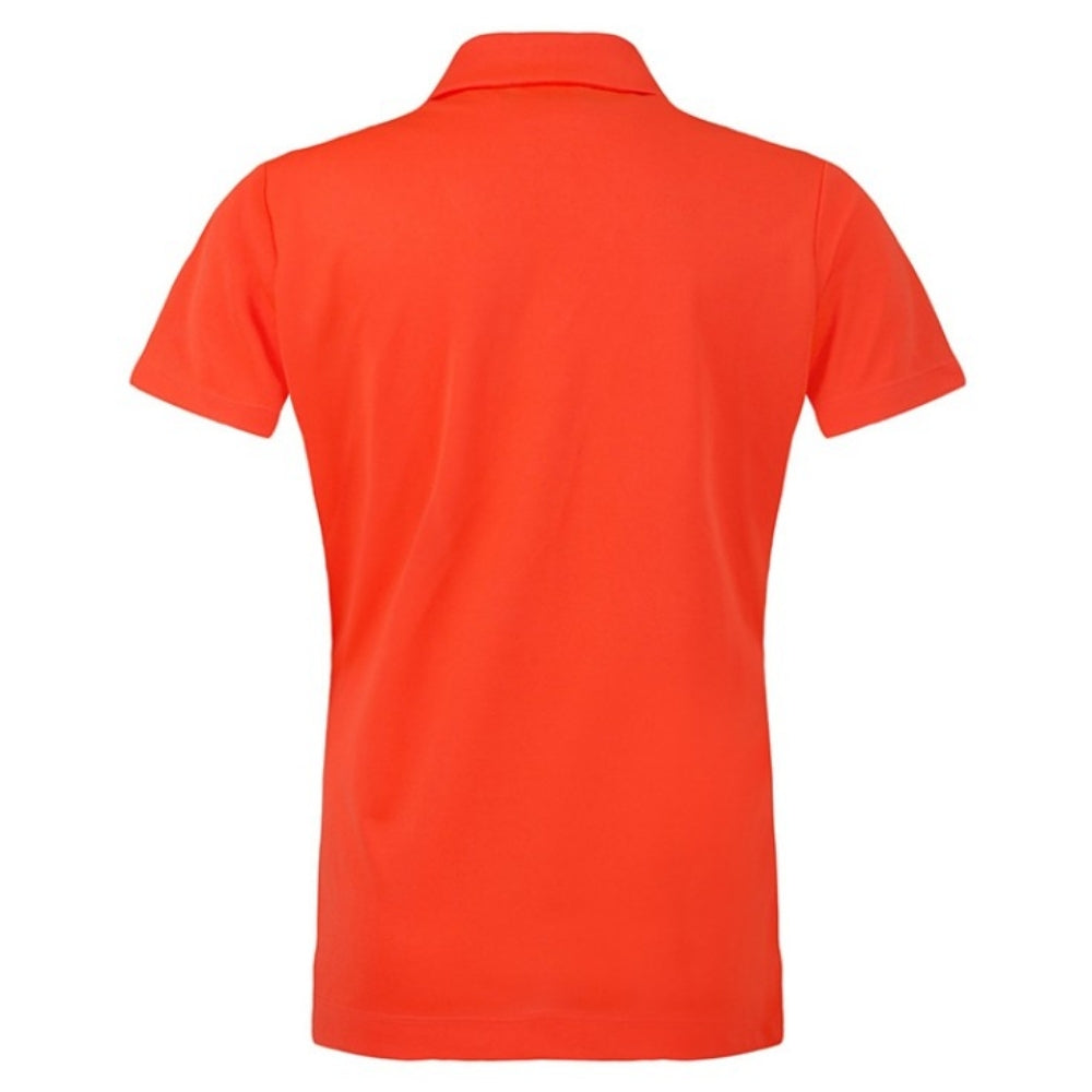 SmartWear Orange Polo T-Shirt for Women