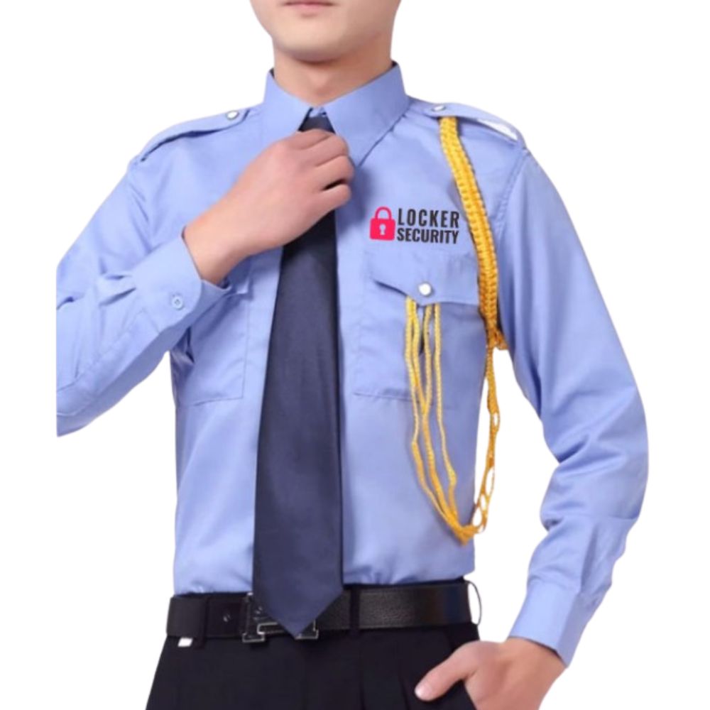 Blue Security Officer Uniform Set