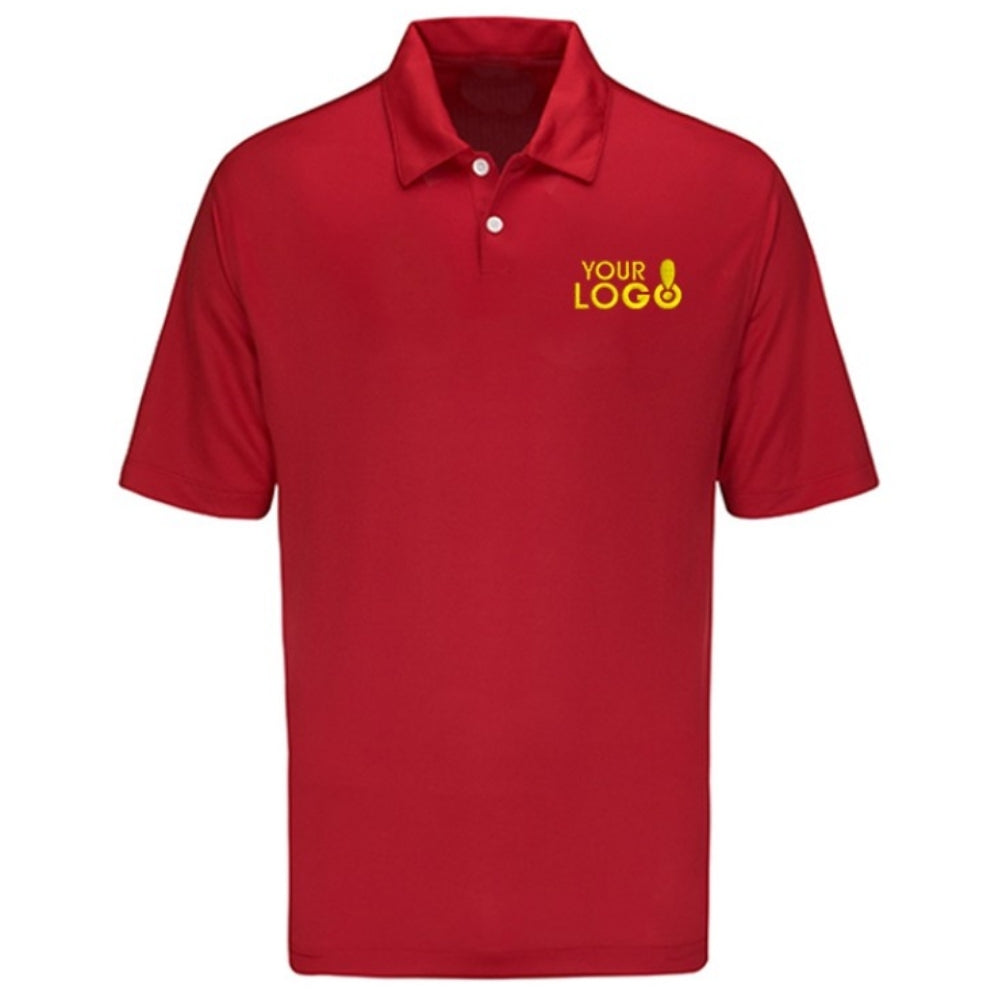 Custom Dry Fit Polo T-Shirt Red