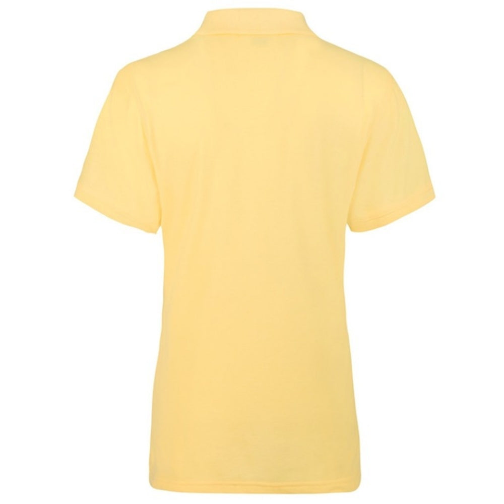 Women Premium Polo T-Shirt Yellow